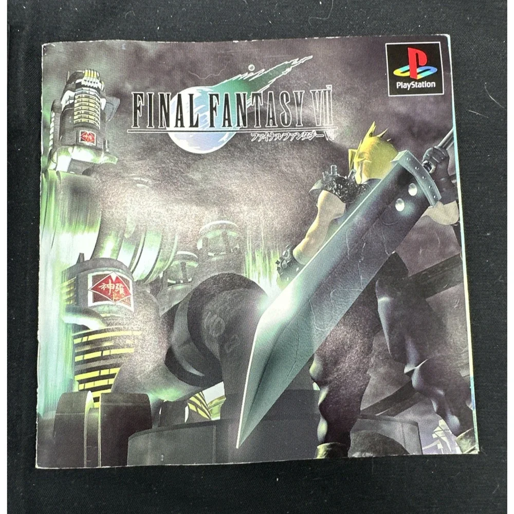Final Fantasy VII 7 PS1 Playstation 1 Japanese version PS1 NTSC RPG